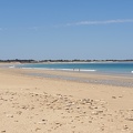 Plage-du-petit-bec-Vue de la Conche des Baleines-et-Phare-des-Baleines