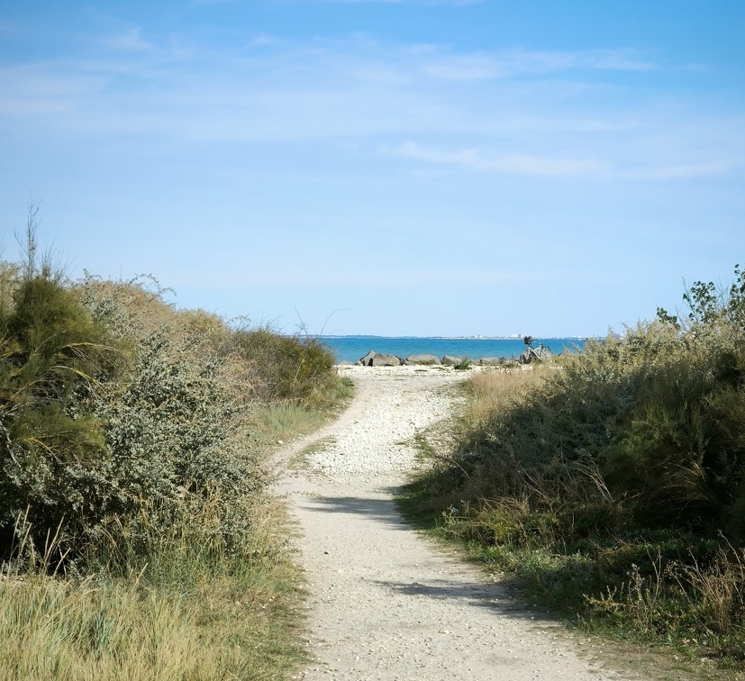 Petit chemin accès Pointe du grouin