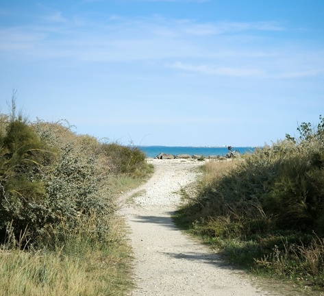 Petit chemin accès Pointe du grouin