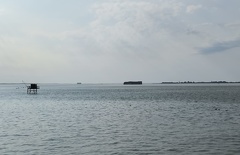 Fouras pointe de la fumée - vue Fort Boyard - Fort Enet - île d'Aix