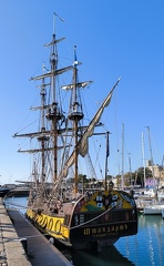 Frégate Le Shtandart port de La Rochelle