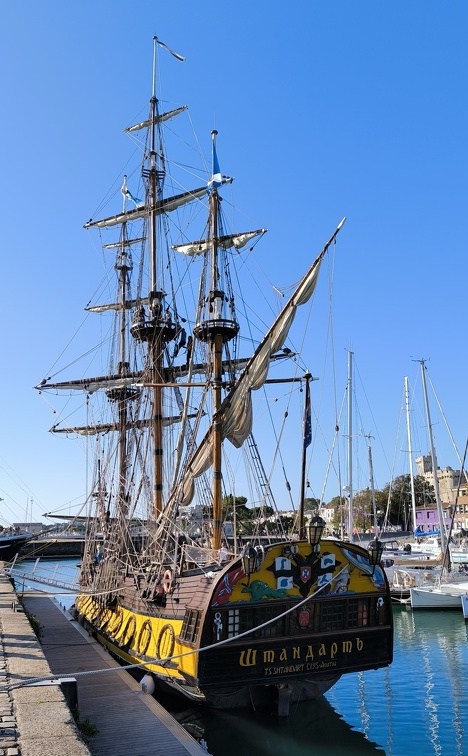 Frégate Le Shtandart port de La Rochelle