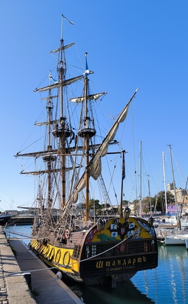 Frégate Le Shtandart port de La Rochelle