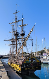 Frégate Le Shtandart port de La Rochelle